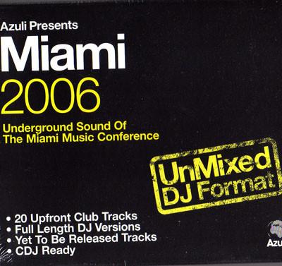 CD VARIOUS - Azuli Presents Miami 2006 (Unmixed AZCD45UM Azuli Records 2006 Japan Dance & Electronica Used
CD VARIOUS - Azuli Presents Miami 2006 (Unmixed AZCD45UM Azuli Records 2006 Japan Dance & Electronica Used