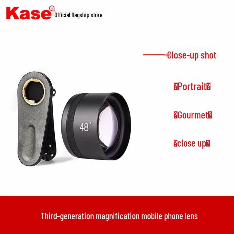 Kase Professional 3rd Gen Mobile Lens: Wide-Angle, Macro, Fisheye, Portrait Filter.
Kase Professional 3rd Gen Mobile Lens: Wide-Angle, Macro, Fisheye, Portrait Filter.