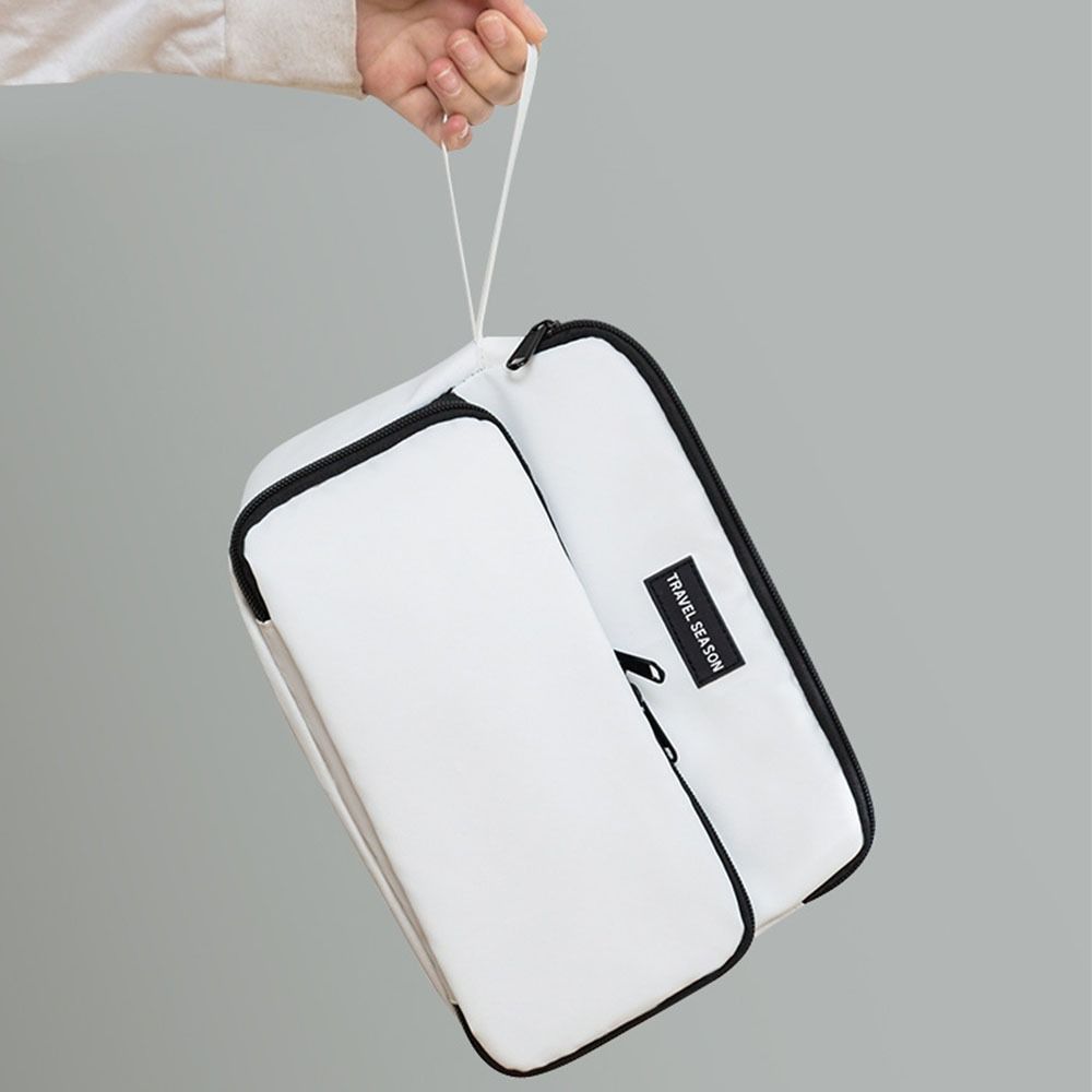 Dry Wet Separation Handheld Toiletry Bag Large Capacity Cosmetics Storage Bag Travel чорний
Dry Wet Separation Handheld Toiletry Bag Large Capacity Cosmetics Storage Bag Travel чорний