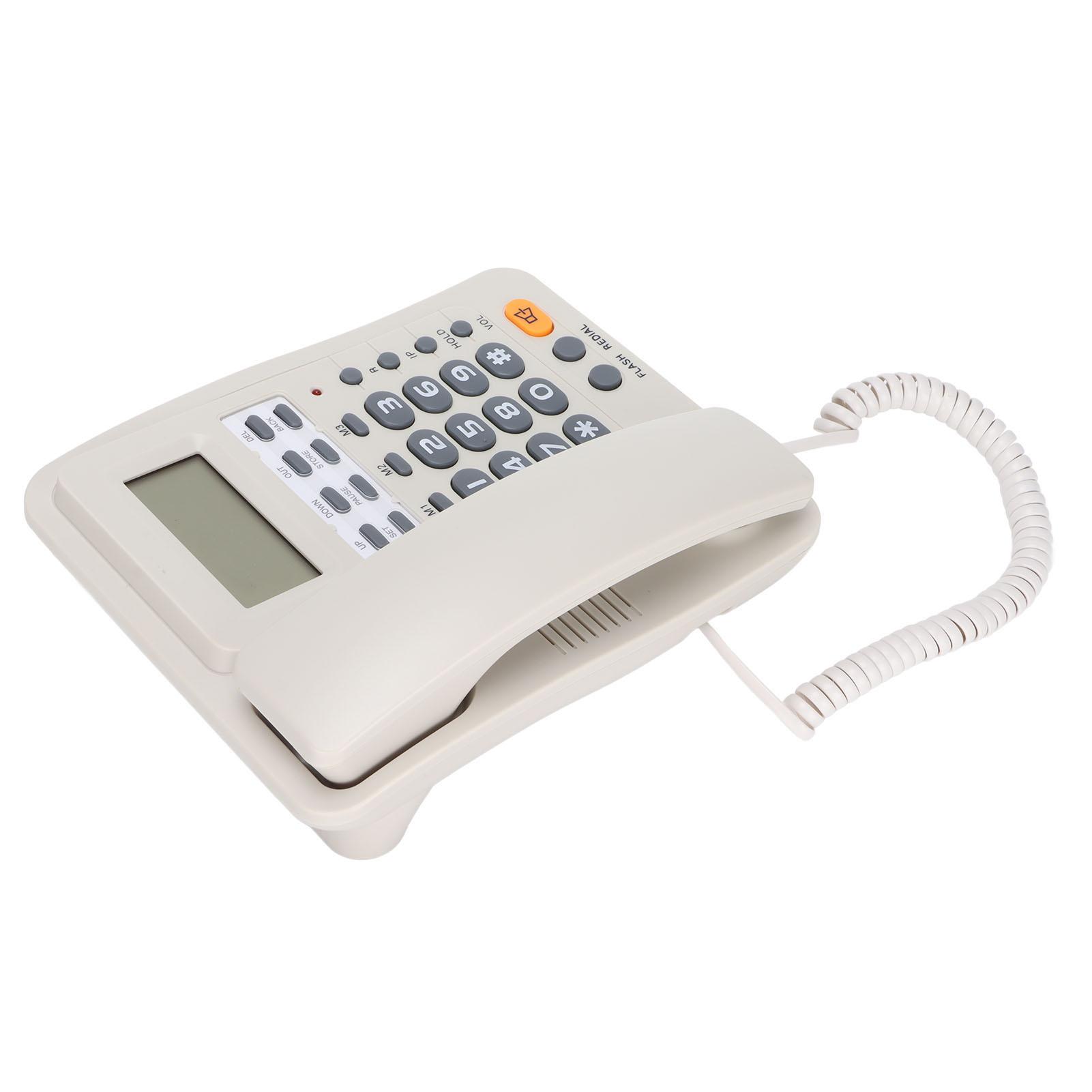 KXT6009CID Desktop Corded Telephone Wired Landline Phone for Home Hotel and (Black )
KXT6009CID Desktop Corded Telephone Wired Landline Phone for Home Hotel and (Black )