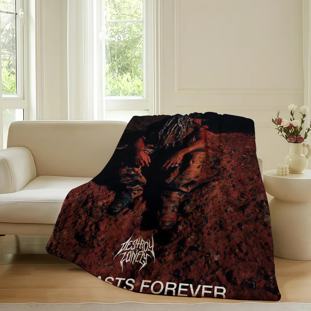 American rapper Destroy Lonely Blanket For Sofa Office Bed Plane Travel Sleep Read Relax Camping Soft And Warm 75x90cm
American rapper Destroy Lonely Blanket For Sofa Office Bed Plane Travel Sleep Read Relax Camping Soft And Warm 75x90cm