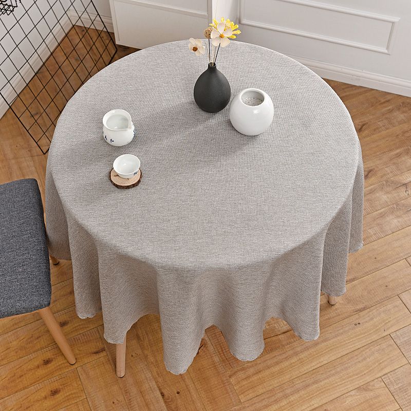 Minimalist Cotton Linen Plain Color Elegant Chinese Household round Tablecloth Shallow khakis Circular diameter 90cm
Minimalist Cotton Linen Plain Color Elegant Chinese Household round Tablecloth Shallow khakis Circular diameter 90cm