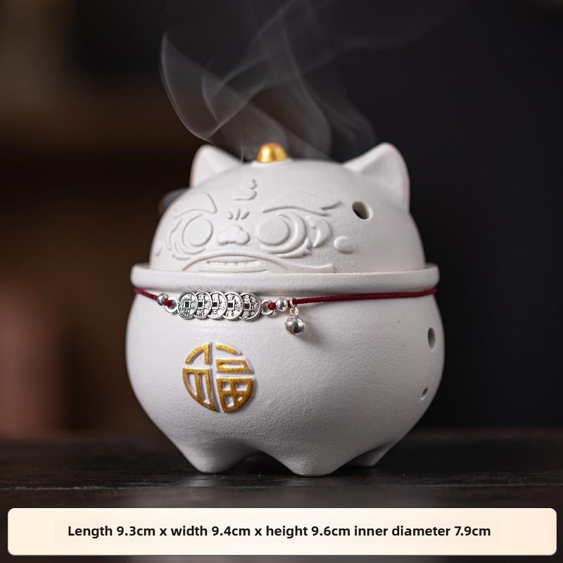 Lion Incense Burner Ceramic Design Home Indoor Aromatherapy Stove Desktop Decoration Creative Zen Decor Crafts Gift Idea белый
Lion Incense Burner Ceramic Design Home Indoor Aromatherapy Stove Desktop Decoration Creative Zen Decor Crafts Gift Idea белый