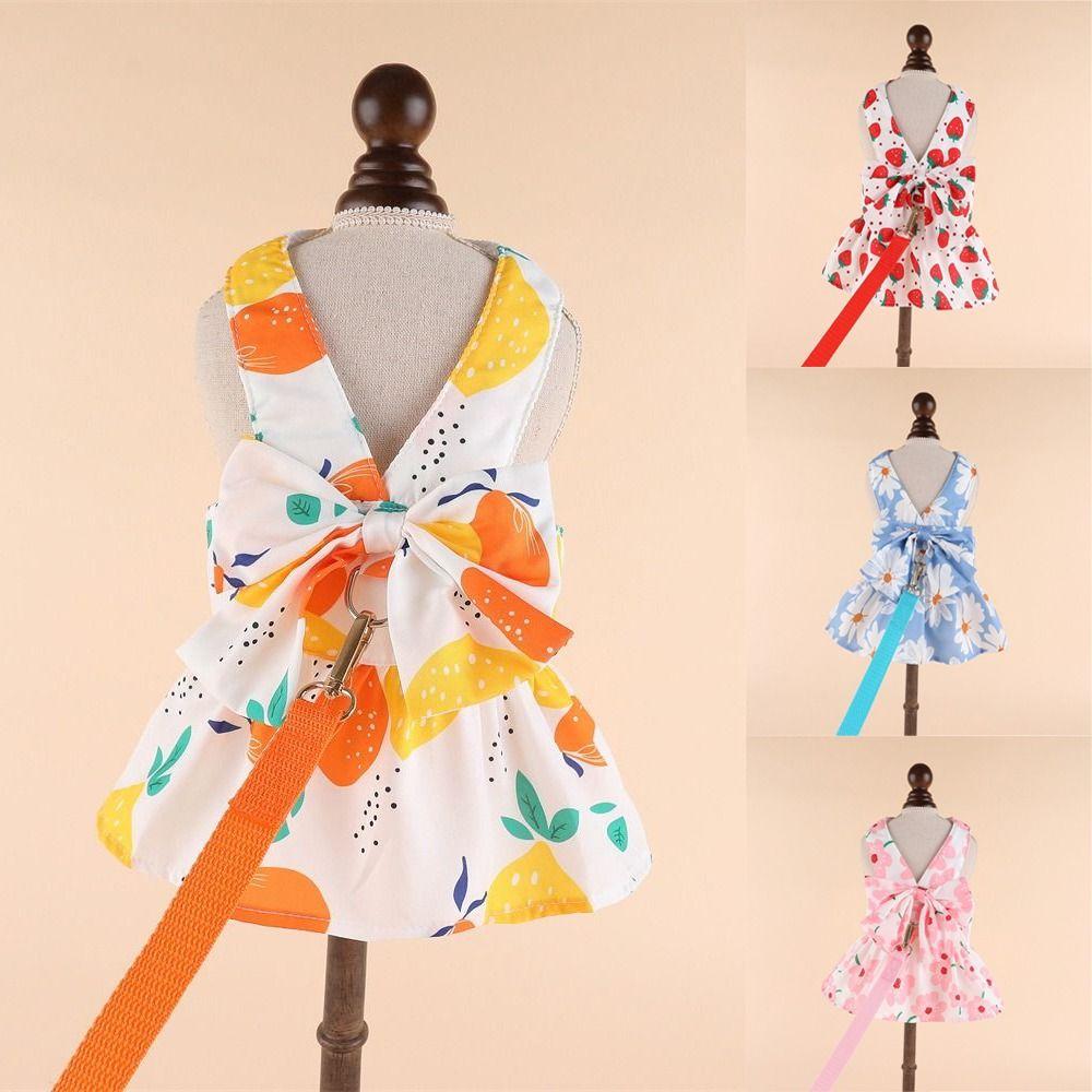 Fruit Printing Dog Bowknot Princess Dress Sweet Dog Sleeveless Dress Thin Cat Skirt Spring XXL помаранчевий
Fruit Printing Dog Bowknot Princess Dress Sweet Dog Sleeveless Dress Thin Cat Skirt Spring XXL помаранчевий
