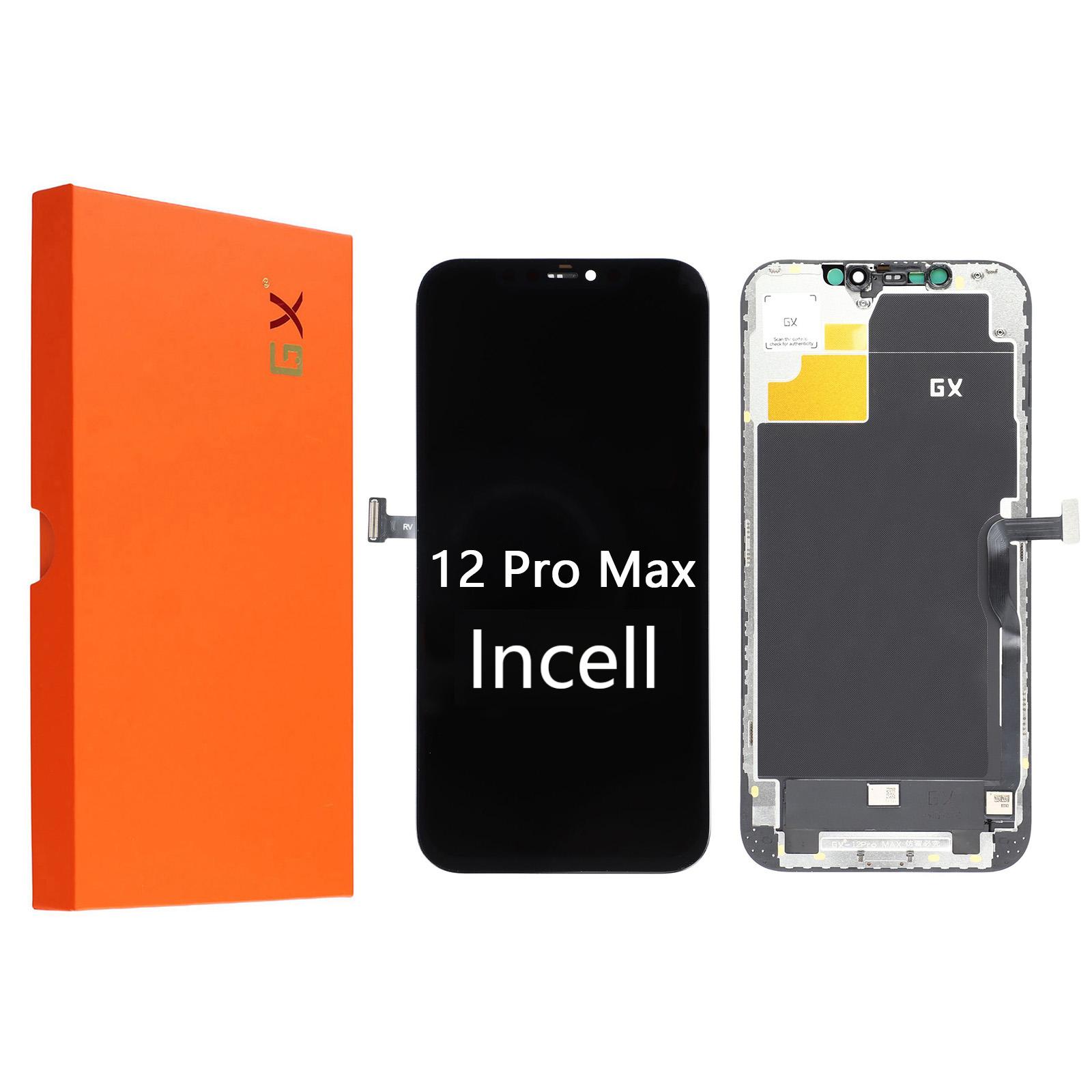 For iPhone 12 Pro Max Grade C LCD Screen and Digitizer Assembly Replacement Part (GX Incell Technology) (without Logo) A
For iPhone 12 Pro Max Grade C LCD Screen and Digitizer Assembly Replacement Part (GX Incell Technology) (without Logo) A