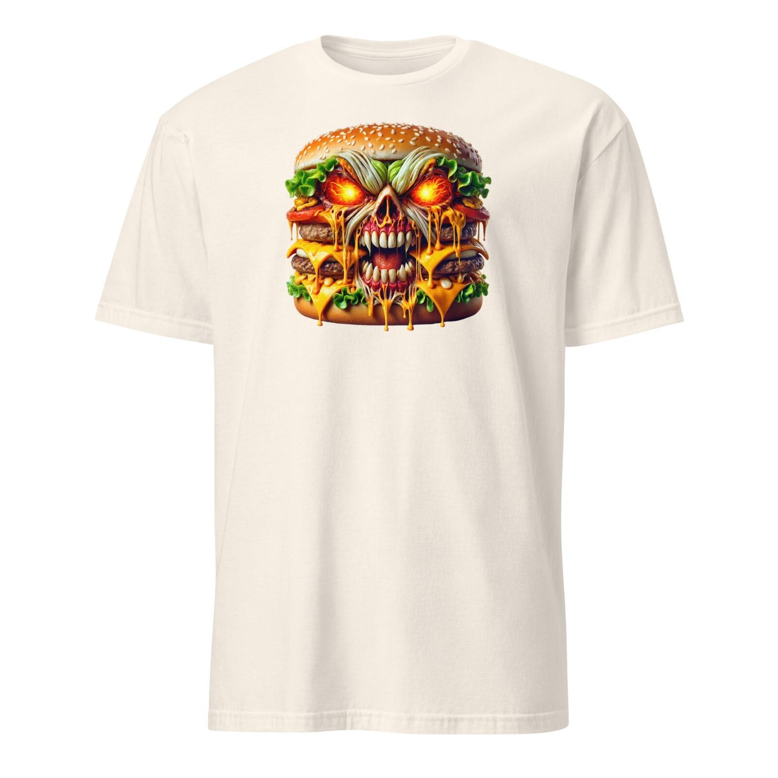 Unisex Fiery Cheeseburger Monster T-Shirt | Softstyle Gildan | Fun Food Graphic 5XL різнокольоровий
Unisex Fiery Cheeseburger Monster T-Shirt | Softstyle Gildan | Fun Food Graphic 5XL різнокольоровий