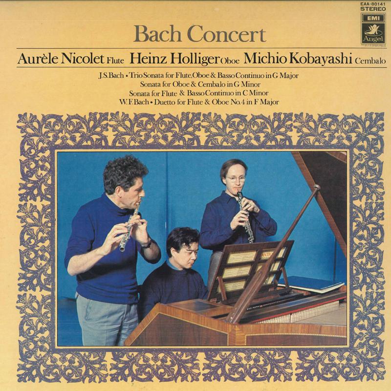 LP Record AUREL NICOLET, HEINZ HOLLIGER, MICH - Bach Concert EAA80141 ANGEL Japan Classical Used
LP Record AUREL NICOLET, HEINZ HOLLIGER, MICH - Bach Concert EAA80141 ANGEL Japan Classical Used