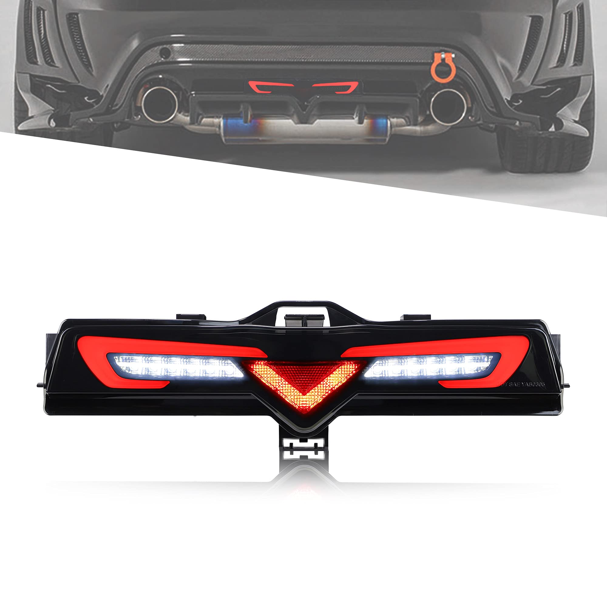 VLAND Toyota 86 Bumper Light Subaru BRZ Back Fog Lamp LED Smoke Signal Linked FOR Toyota 86 TAIL LIGHT 2012-2020 2012-2016 Daylight/Brake/Turn дим
VLAND Toyota 86 Bumper Light Subaru BRZ Back Fog Lamp LED Smoke Signal Linked FOR Toyota 86 TAIL LIGHT 2012-2020 2012-2016 Daylight/Brake/Turn дим