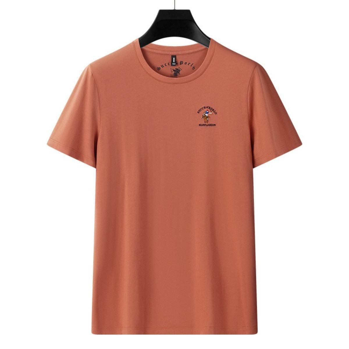 STORN Pure Cotton Business Casual Short Sleeve Crew Neck T Shirt Embroidery Paul Style T Shirt 4XL
STORN Pure Cotton Business Casual Short Sleeve Crew Neck T Shirt Embroidery Paul Style T Shirt 4XL