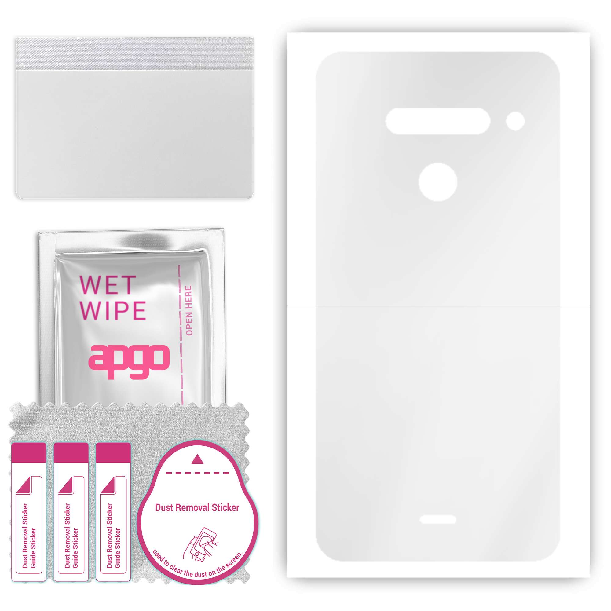 apgo Ultra Clear Protective Skin Sticker for the back compatible with LG V50 ThinQ 5G, Wrap Film, Hydrogel Film, Flexible, Soft TPU with positioning l
apgo Ultra Clear Protective Skin Sticker for the back compatible with LG V50 ThinQ 5G, Wrap Film, Hydrogel Film, Flexible, Soft TPU with positioning l