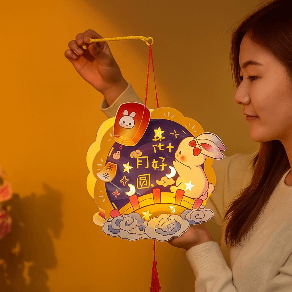 Luminous Rabbit Lanterns Cartoon Lantern DIY Material Package Mid-Autumn Festival Style A
Luminous Rabbit Lanterns Cartoon Lantern DIY Material Package Mid-Autumn Festival Style A