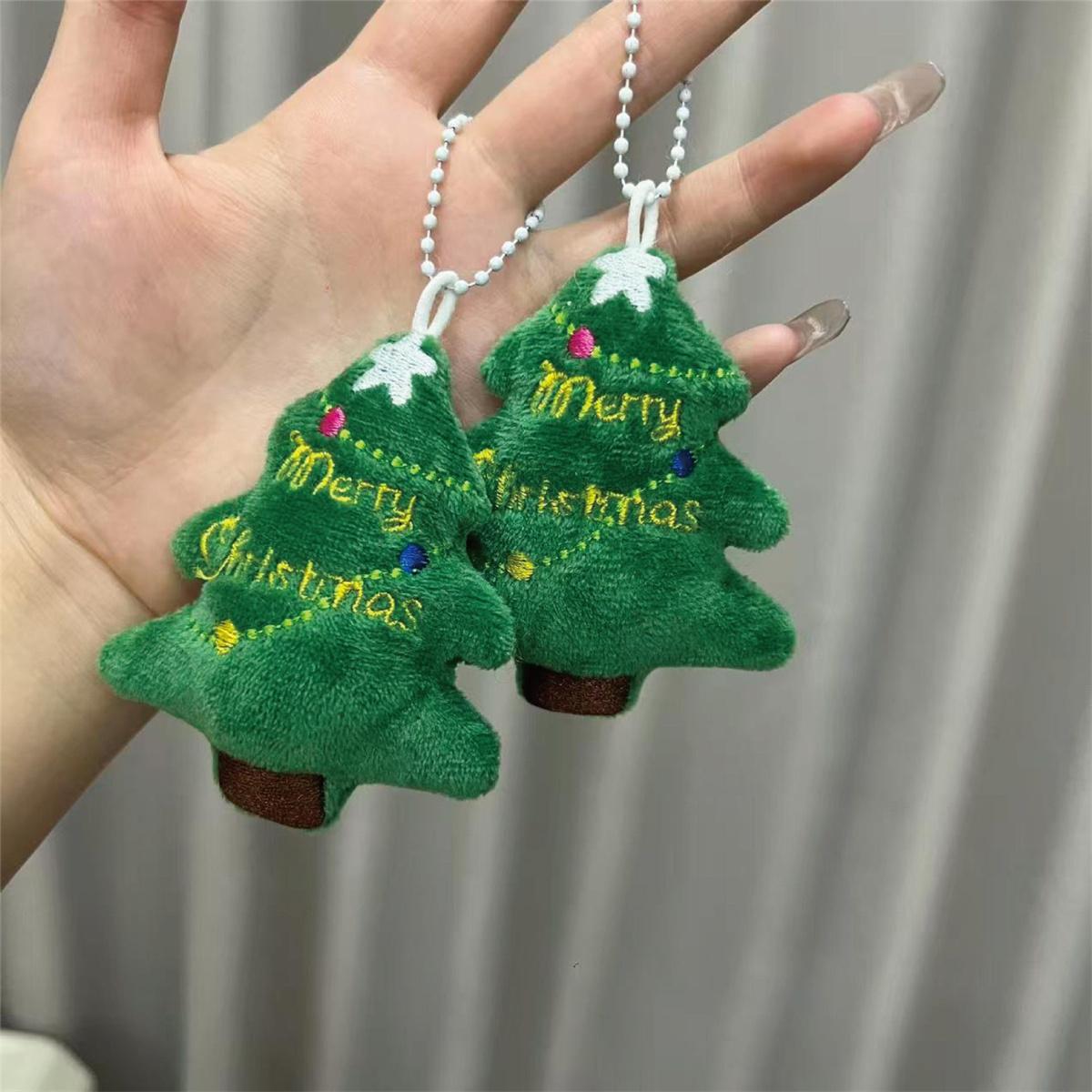 Christmas tree plush brooch and plush chain doll gift clothes bag accessories 3D DIY pendant 2pcs
Christmas tree plush brooch and plush chain doll gift clothes bag accessories 3D DIY pendant 2pcs