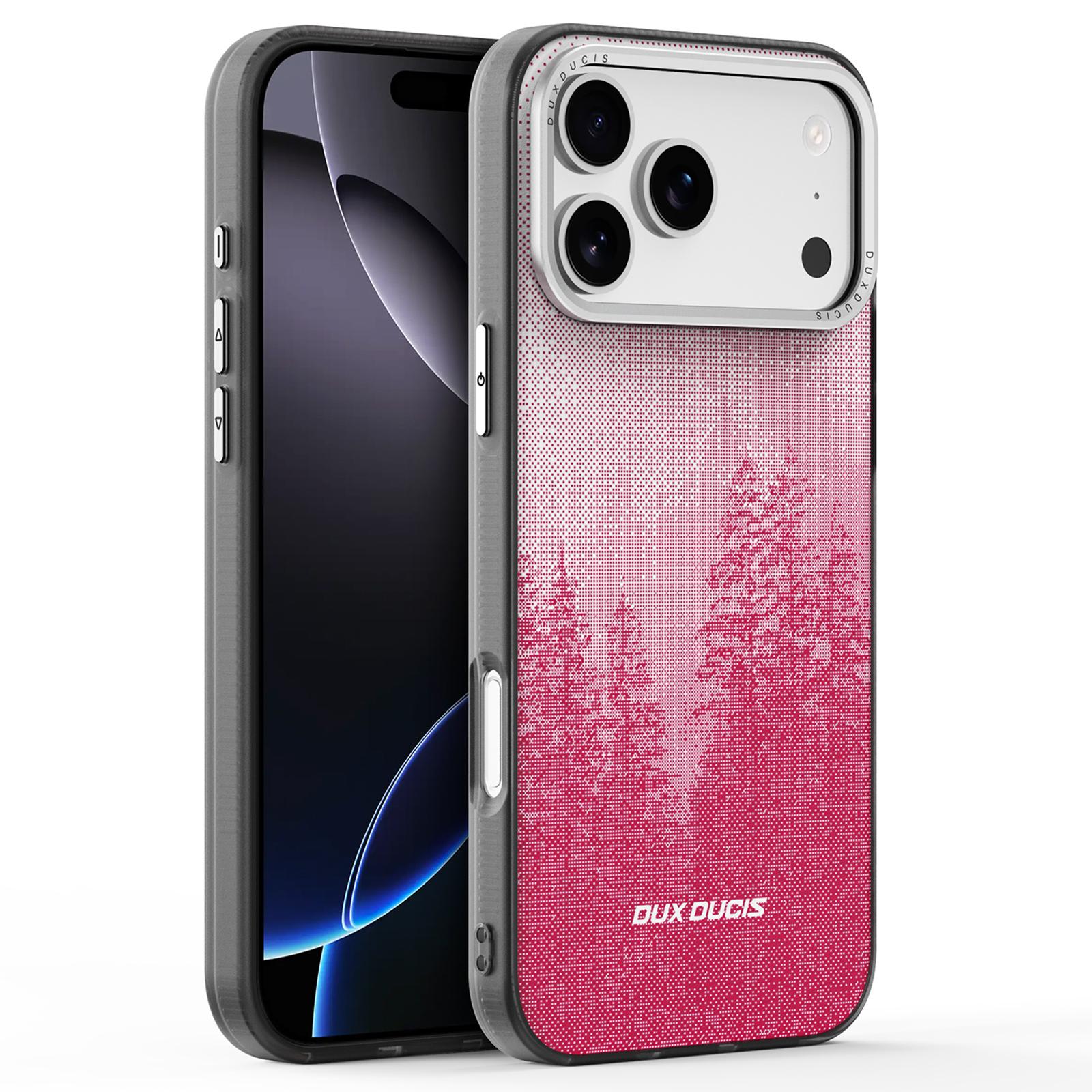 DUX DUCIS Moro Series For iPhone 17 Pro Max Case Compatible with MagSafe UV Pattern Leather + PC + TPU Phone Cover
DUX DUCIS Moro Series For iPhone 17 Pro Max Case Compatible with MagSafe UV Pattern Leather + PC + TPU Phone Cover