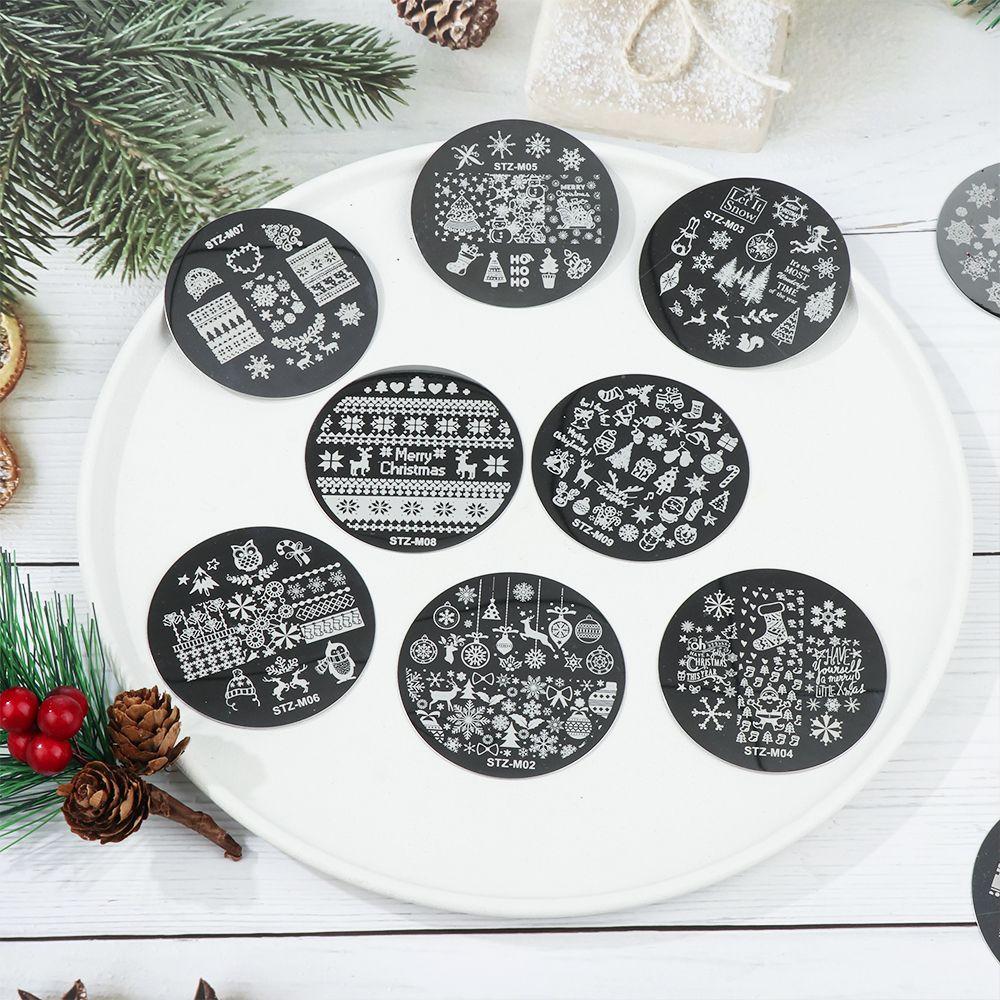 Winter Snowflake Christmas Polish Templates Nail Stamping Plates Nail Stamp Stencils Molds
Winter Snowflake Christmas Polish Templates Nail Stamping Plates Nail Stamp Stencils Molds