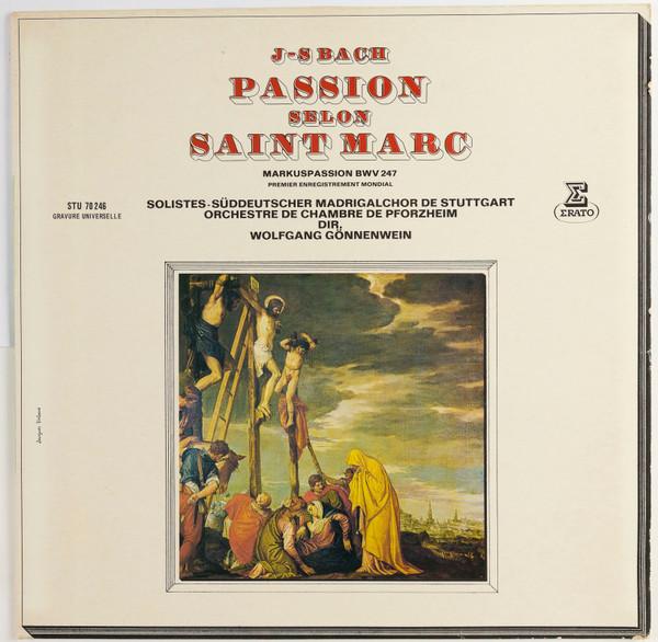 LP Record JOHANN SEBASTIAN BACH DER SDDEUT Passion Selon Saint Marc STU70246 Erato France Classical Used
LP Record JOHANN SEBASTIAN BACH DER SDDEUT Passion Selon Saint Marc STU70246 Erato France Classical Used