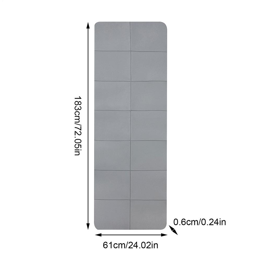 Foldable Yoga Mat 6mm Thickened Exercise Pad Tear Resistant Folding Yoga Mat with Storage Bag for Studio Workout Exercise Travel сірий колір
Foldable Yoga Mat 6mm Thickened Exercise Pad Tear Resistant Folding Yoga Mat with Storage Bag for Studio Workout Exercise Travel сірий колір