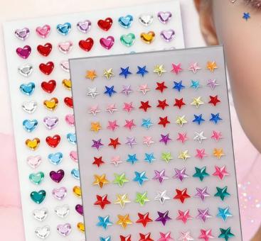 2 Sheets Gem Sticker Set 252 Pieces 6mm Heart and Star Shape Adhesive Craft Embellishments for DIY Projects Face Decoration Scrapbooking Card Making One Size
2 Sheets Gem Sticker Set 252 Pieces 6mm Heart and Star Shape Adhesive Craft Embellishments for DIY Projects Face Decoration Scrapbooking Card Making One Size