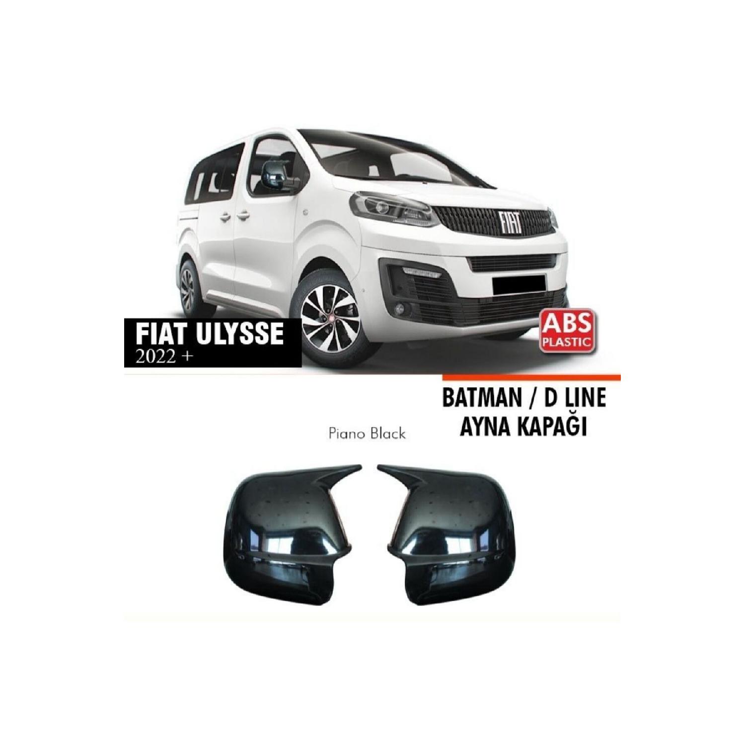 For Fiat Ulysse Batman Bat Mirror Cover 2022 Glossy Black 
For Fiat Ulysse Batman Bat Mirror Cover 2022 Glossy Black