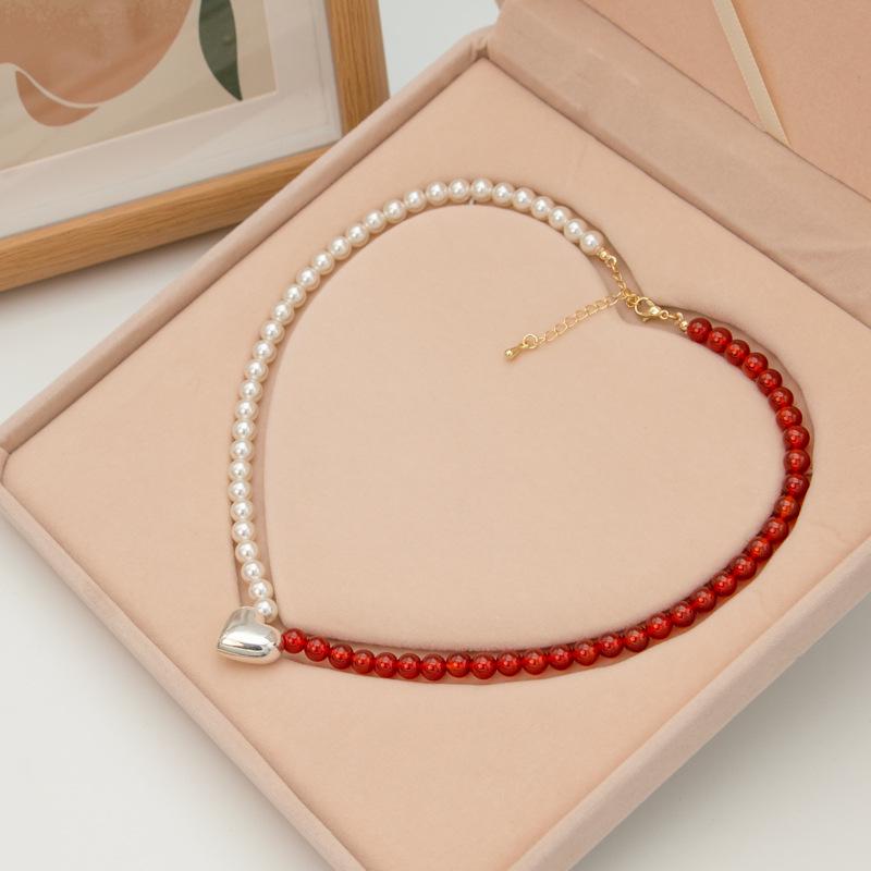 Элегантное серебряное колье-чокер S925 с жемчугом - Роскошная цепочка на ключицу с бусинами для женщин
Элегантное серебряное колье-чокер S925 с жемчугом - Роскошная цепочка на ключицу с бусинами для женщин