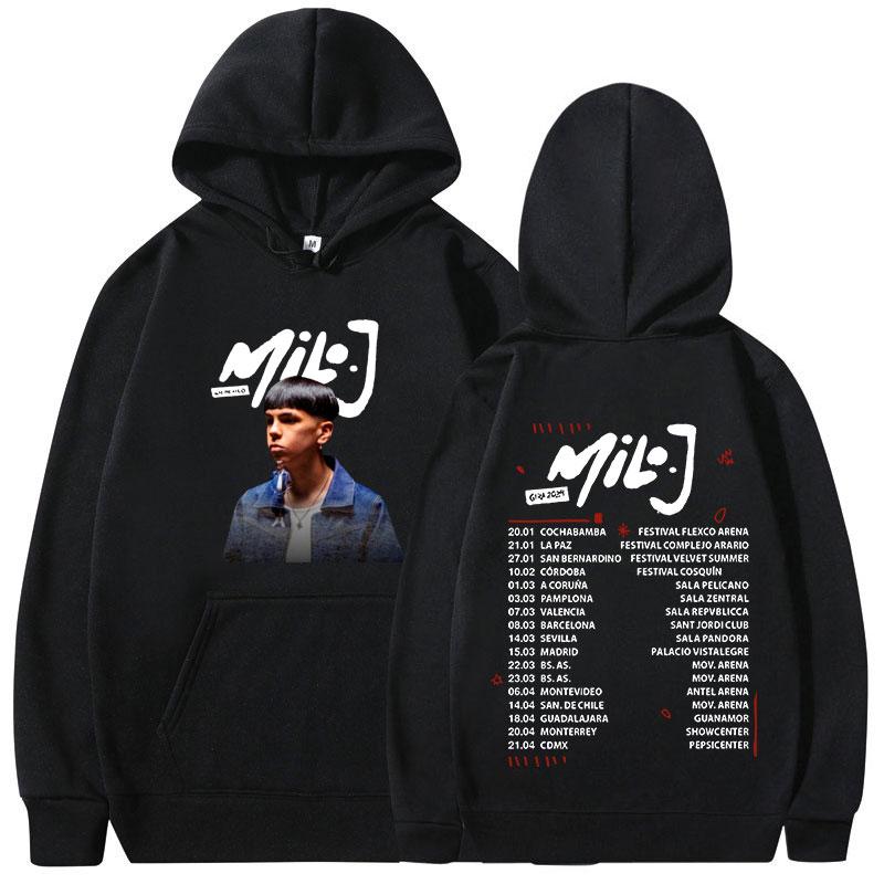 Milo J Hoodies Tour Concert 2024 Hooded Sweatshirts Men Women Fashion Hip Hop Vintage Long Sleeve Pullovers Fans Gift Streetwear 3XL
Milo J Hoodies Tour Concert 2024 Hooded Sweatshirts Men Women Fashion Hip Hop Vintage Long Sleeve Pullovers Fans Gift Streetwear 3XL
