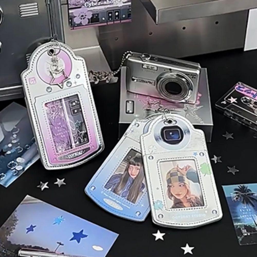 PU кожаный мобильный телефон фоторамка Y2K карта доступа защитный чехол для девочек синий
PU кожаный мобильный телефон фоторамка Y2K карта доступа защитный чехол для девочек синий