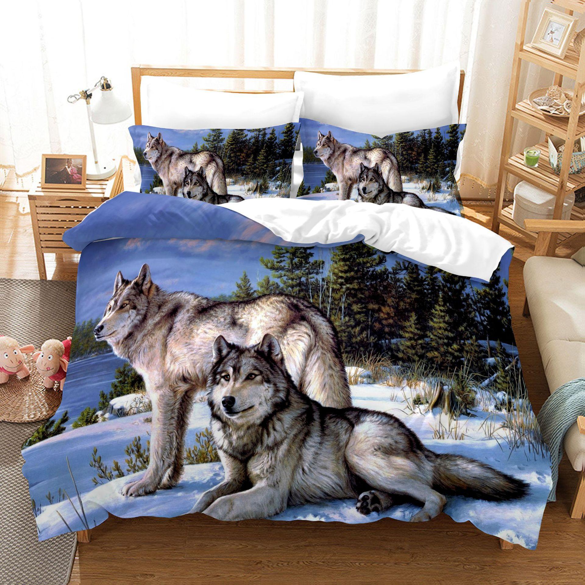 3D Digital Printing Kit Quilt Set Three-Piece Star Wolf GB-Single135cm×200cm 2pcs
3D Digital Printing Kit Quilt Set Three-Piece Star Wolf GB-Single135cm×200cm 2pcs
