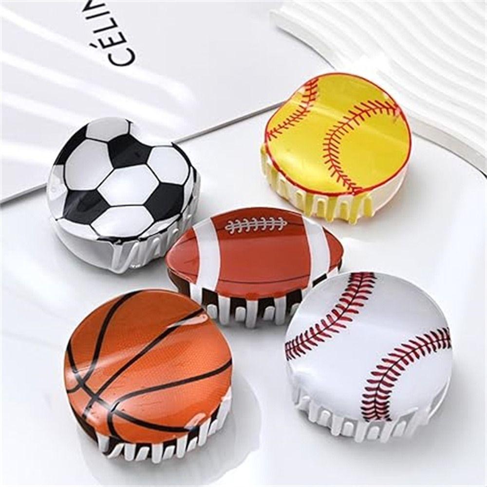Headwear Basketball Hair Claw Acrylic Rugby Hairpin Fashion Baseball Hair Clip Women Girls
Headwear Basketball Hair Claw Acrylic Rugby Hairpin Fashion Baseball Hair Clip Women Girls