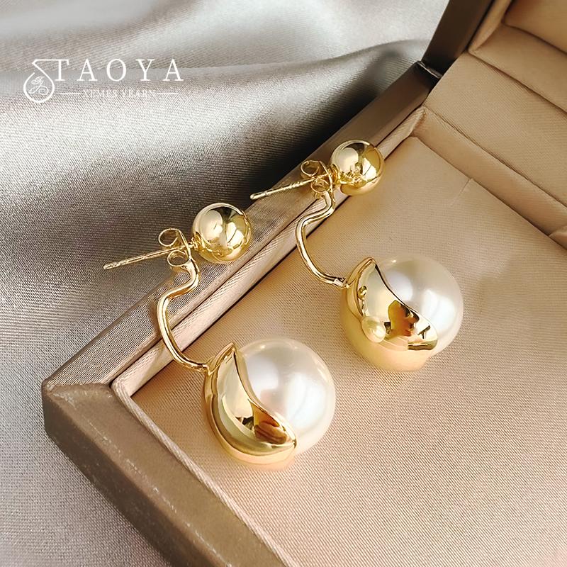 New Design with Multiple Wearing Methods Metal Back Hanging Pearl Pendant Earrings 2026 Fashion Jewelry For Women‘s Accessories
New Design with Multiple Wearing Methods Metal Back Hanging Pearl Pendant Earrings 2026 Fashion Jewelry For Women‘s Accessories
