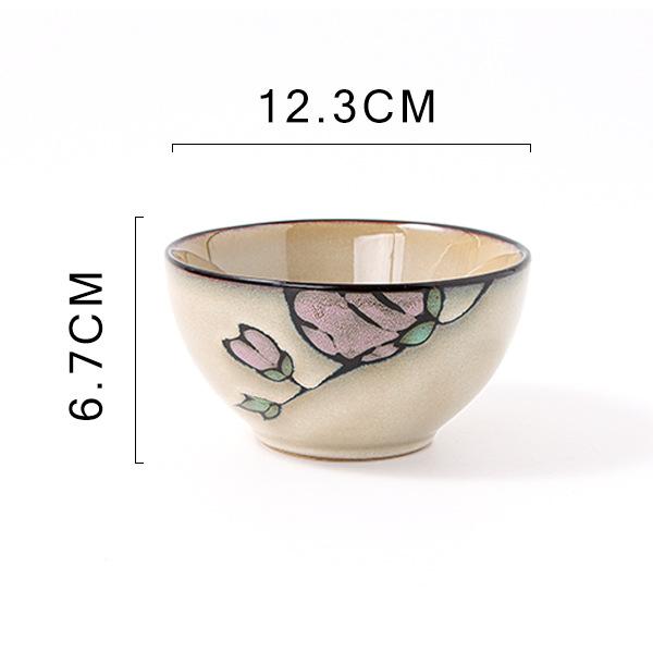 BEPAN Ceramic hand-painted flowers creative dish plate Japanese tableware household fish plate round fruit plate kiln change rice bowl
BEPAN Ceramic hand-painted flowers creative dish plate Japanese tableware household fish plate round fruit plate kiln change rice bowl