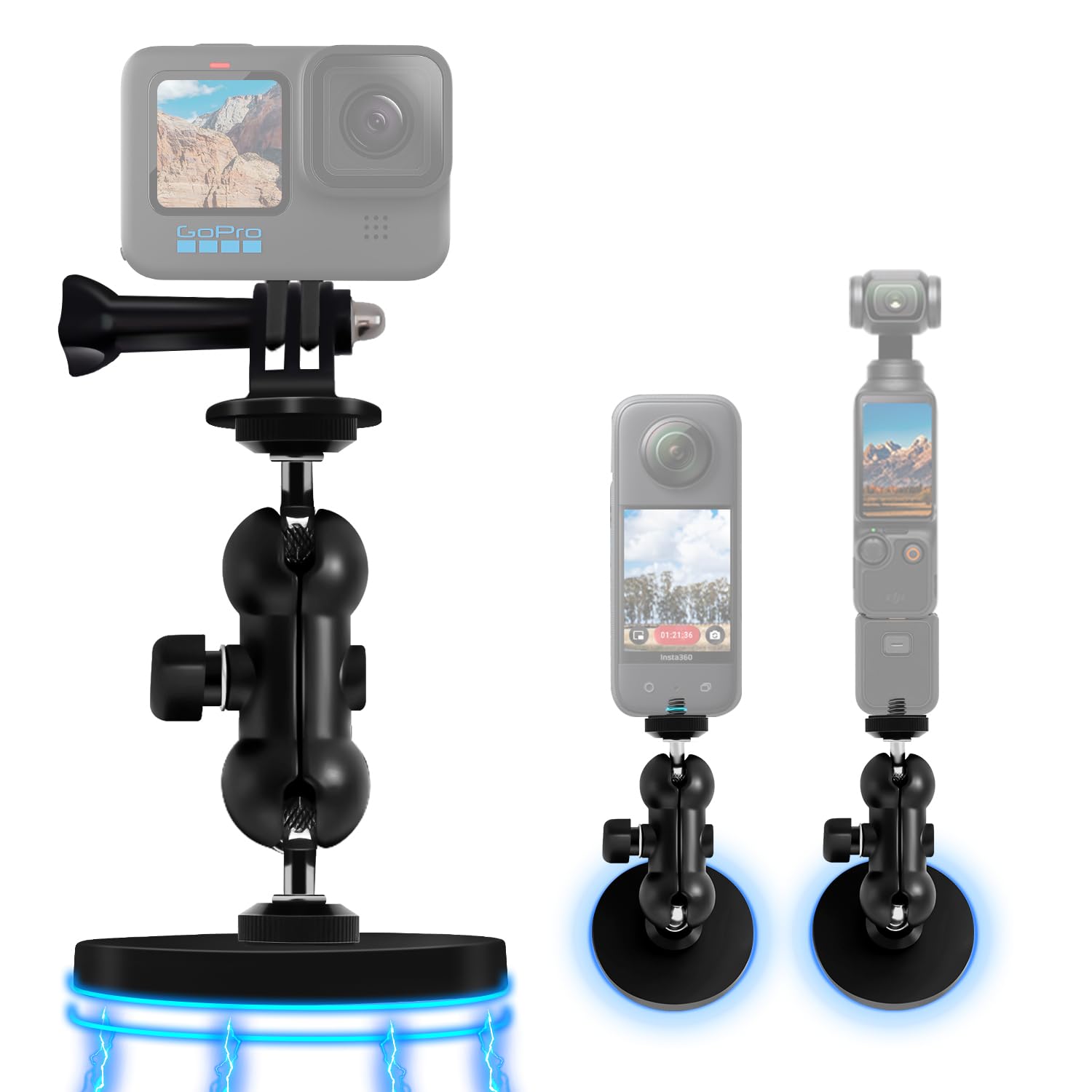 HAFOKO Magnetic Mount and Magic Arm Compatible with DJI Osmo Pocket 3 Magnetic Base Stand Holder Holder Compatible with Gopro Insta 360 X4 X3 X2 Go3
HAFOKO Magnetic Mount and Magic Arm Compatible with DJI Osmo Pocket 3 Magnetic Base Stand Holder Holder Compatible with Gopro Insta 360 X4 X3 X2 Go3