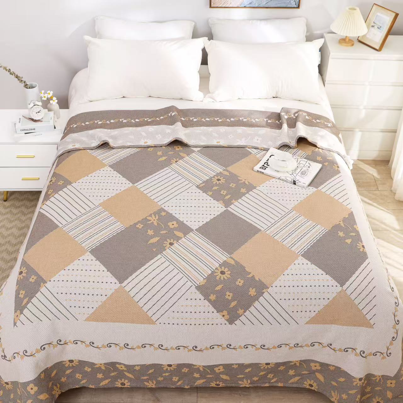 Cotton Gauze Tassel Edge Throw Blanket Towel Quilt Sofa Cover Blanket Single Double Air Conditioning Quilt Enlarged Thickened Cover Blanket 230x250cm
Cotton Gauze Tassel Edge Throw Blanket Towel Quilt Sofa Cover Blanket Single Double Air Conditioning Quilt Enlarged Thickened Cover Blanket 230x250cm