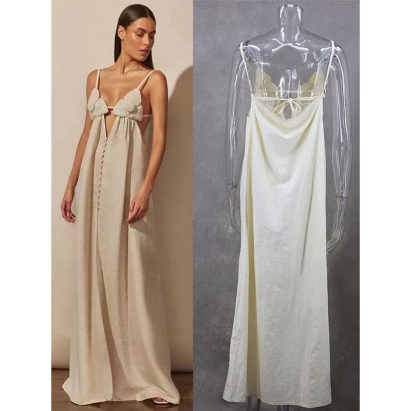 Женское длинное платье с цветочным принтом и глубоким V-образным вырезом, без рукавов, с открытой спиной, с разрезом, с вырезом, летнее женское платье L абрикосовый
Женское длинное платье с цветочным принтом и глубоким V-образным вырезом, без рукавов, с открытой спиной, с разрезом, с вырезом, летнее женское платье L абрикосовый