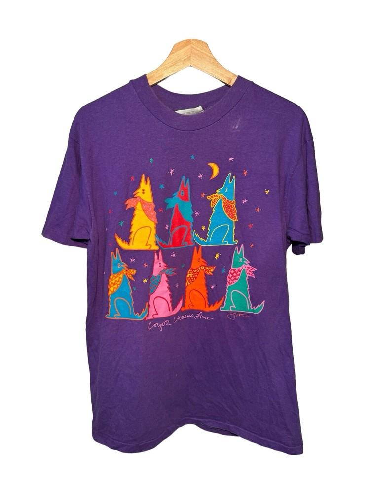 Vintage 80s Coyote Chorus Line Art Shirt Womens L-Short Purple Jeff-Low Unisex T-Shirt XXXXL
Vintage 80s Coyote Chorus Line Art Shirt Womens L-Short Purple Jeff-Low Unisex T-Shirt XXXXL