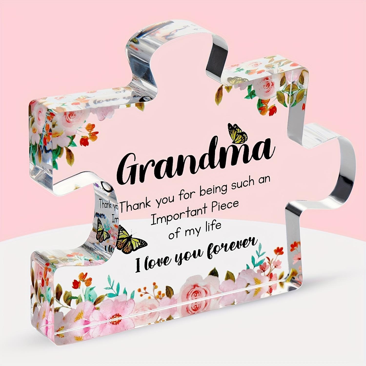 Acrylic Puzzle Piece Decorative Figurine for Grandma - Versatile Room Decor, Flag Theme - Perfect for Christmas, Thanksgiving, Valentine s 8.5*10cm
Acrylic Puzzle Piece Decorative Figurine for Grandma - Versatile Room Decor, Flag Theme - Perfect for Christmas, Thanksgiving, Valentine s 8.5*10cm
