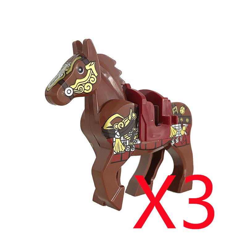 MOC Medieval Military Building Blocks Cavalry Regiment Horse Animal Accessories Camel Elk Elephant Toy Gift Saddle Bricks K049
MOC Medieval Military Building Blocks Cavalry Regiment Horse Animal Accessories Camel Elk Elephant Toy Gift Saddle Bricks K049