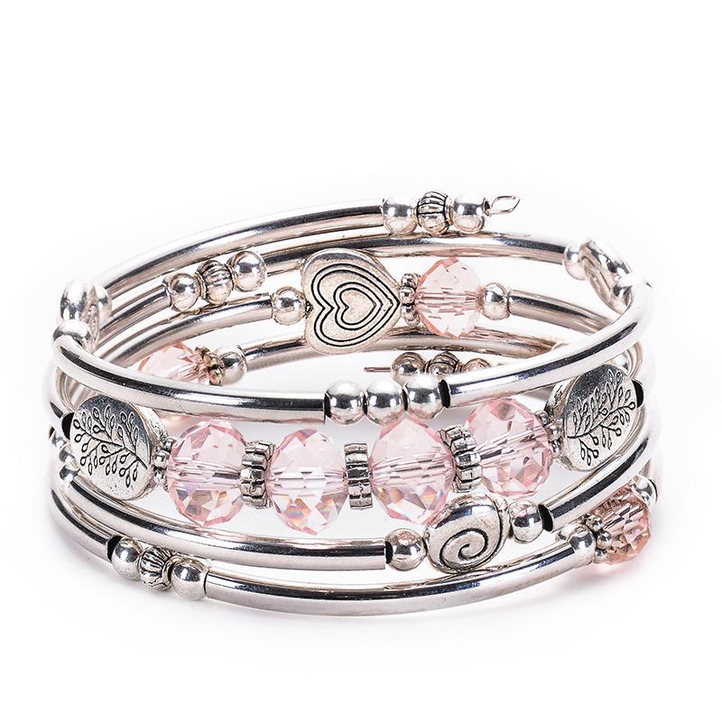 JYL TS Bracelet Double-Layer Eye OM Design Spiritual Promotes Calm pink crystal деревне вугілля
JYL TS Bracelet Double-Layer Eye OM Design Spiritual Promotes Calm pink crystal деревне вугілля