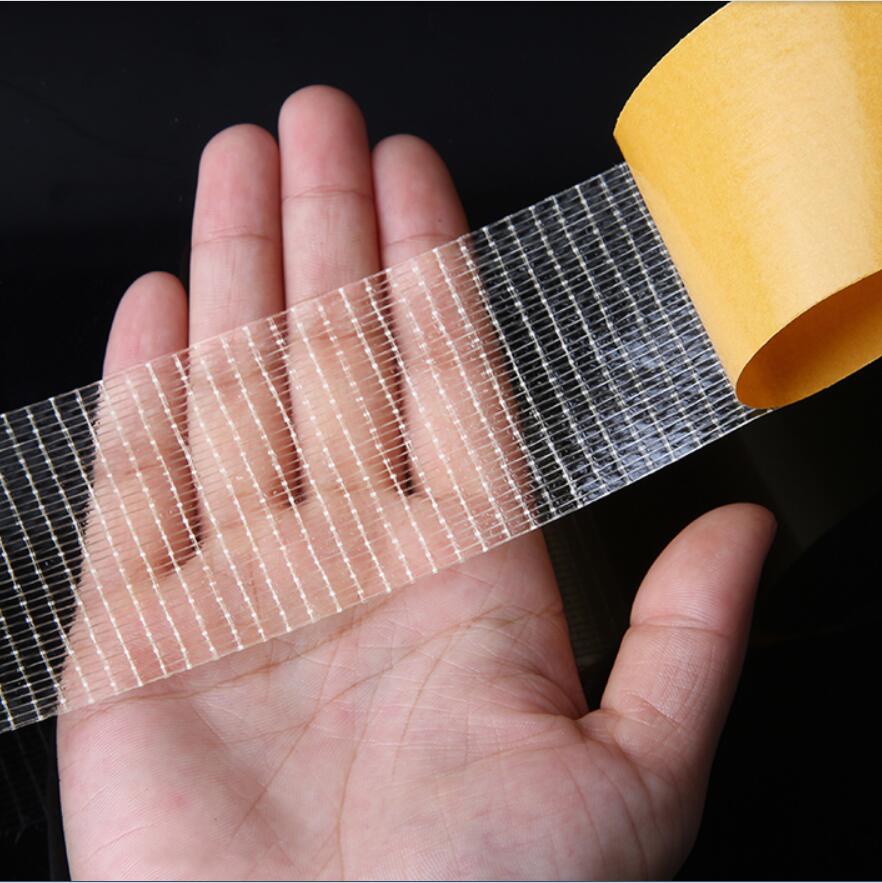 10M Mesh High Viscosity Transparent Doublesided Grid Tape Glass Grid Fiber Adhesive Tape 10M
10M Mesh High Viscosity Transparent Doublesided Grid Tape Glass Grid Fiber Adhesive Tape 10M