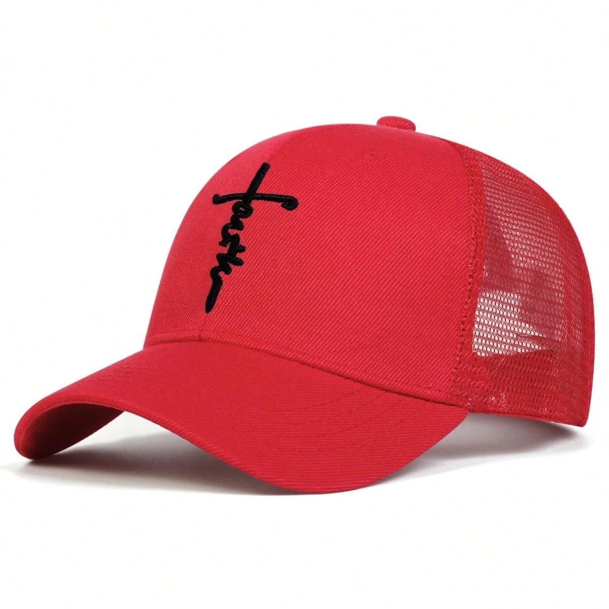 Unisex Letter Cross Embroidery Baseball Net Caps Spring and Summer Outdoor Adjustable Casual Hats Sunscreen Hat Sports Cap красный
Unisex Letter Cross Embroidery Baseball Net Caps Spring and Summer Outdoor Adjustable Casual Hats Sunscreen Hat Sports Cap красный