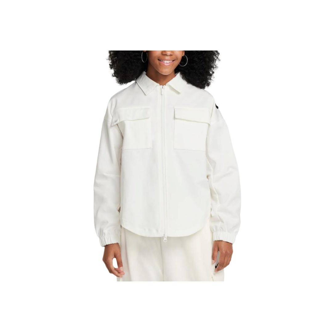 Nike Sportswear Logo Embroidered Casual Jacket Kids Jacket Sail FZ5552-133 M
Nike Sportswear Logo Embroidered Casual Jacket Kids Jacket Sail FZ5552-133 M