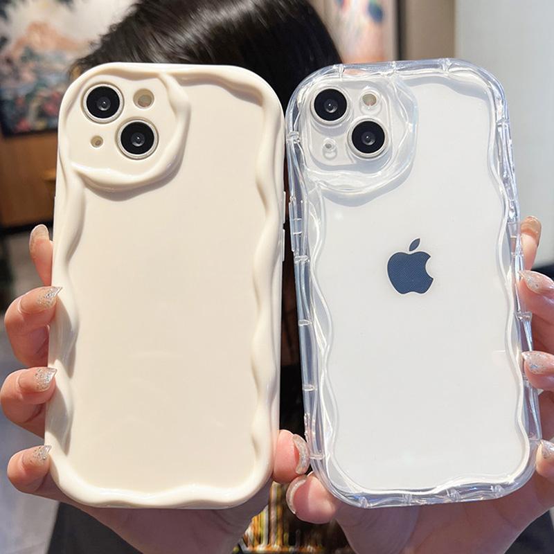 Luxury Cute Wavy Creamy Case For Iphone 11 Covers Iphone 14 13 Pro Max 12 XR 7 8 Plus X Xs SE 14Promax 13promax Silicon Fundas For iPhone 14 Pro
Luxury Cute Wavy Creamy Case For Iphone 11 Covers Iphone 14 13 Pro Max 12 XR 7 8 Plus X Xs SE 14Promax 13promax Silicon Fundas For iPhone 14 Pro