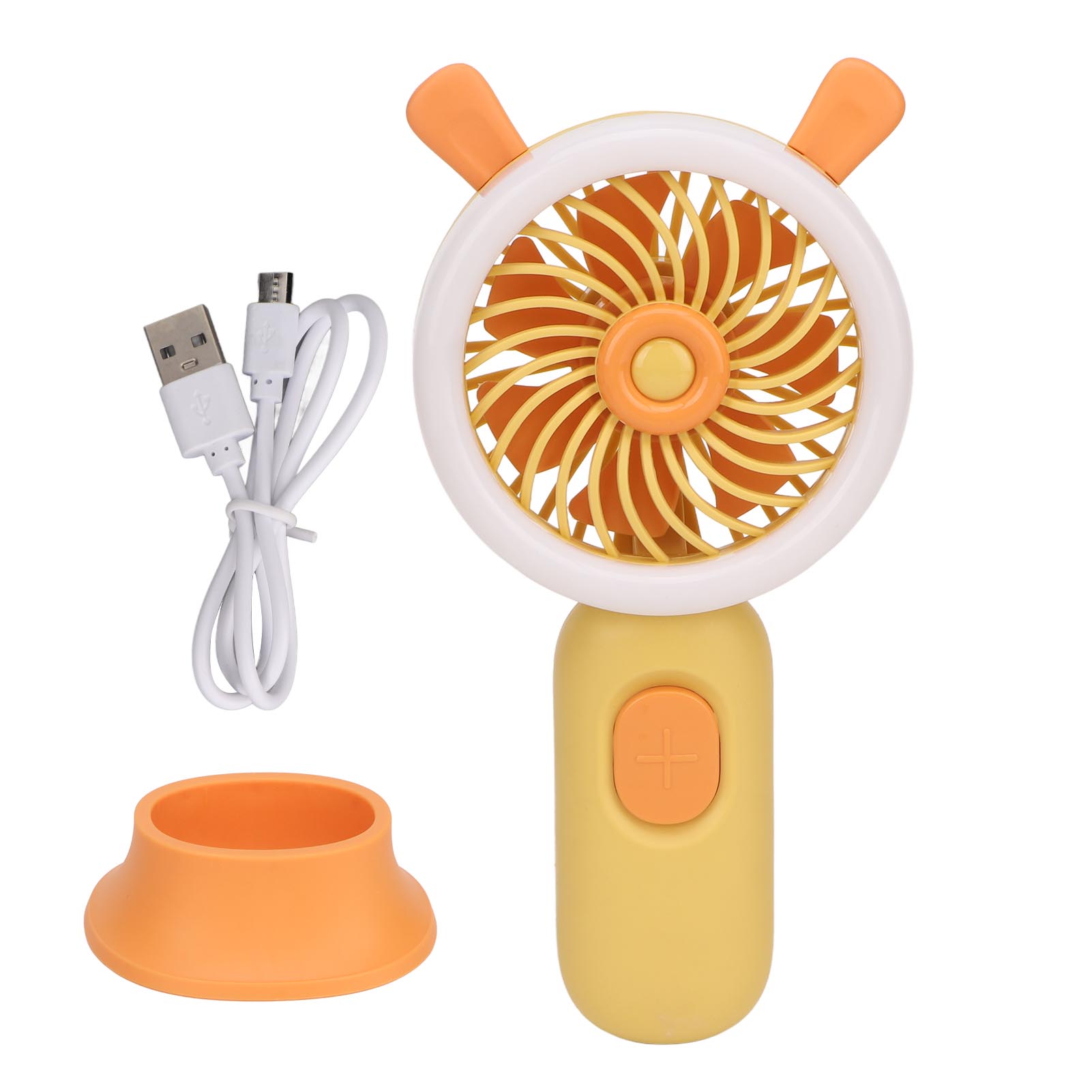 Handheld Fan USB Rechargeable Three Levels Ergonomic Portable Fan with Dazzling Light for Outdoor
Handheld Fan USB Rechargeable Three Levels Ergonomic Portable Fan with Dazzling Light for Outdoor