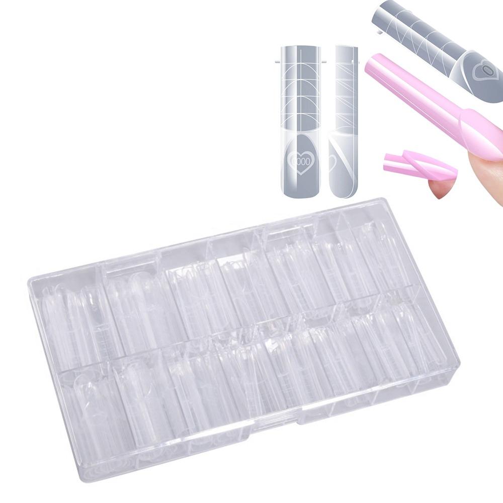 120Pcs Transparent Space French Nail Dual Forms Plastic Clear Nail Extension Forms Manicure Tools B-120Pcs
120Pcs Transparent Space French Nail Dual Forms Plastic Clear Nail Extension Forms Manicure Tools B-120Pcs