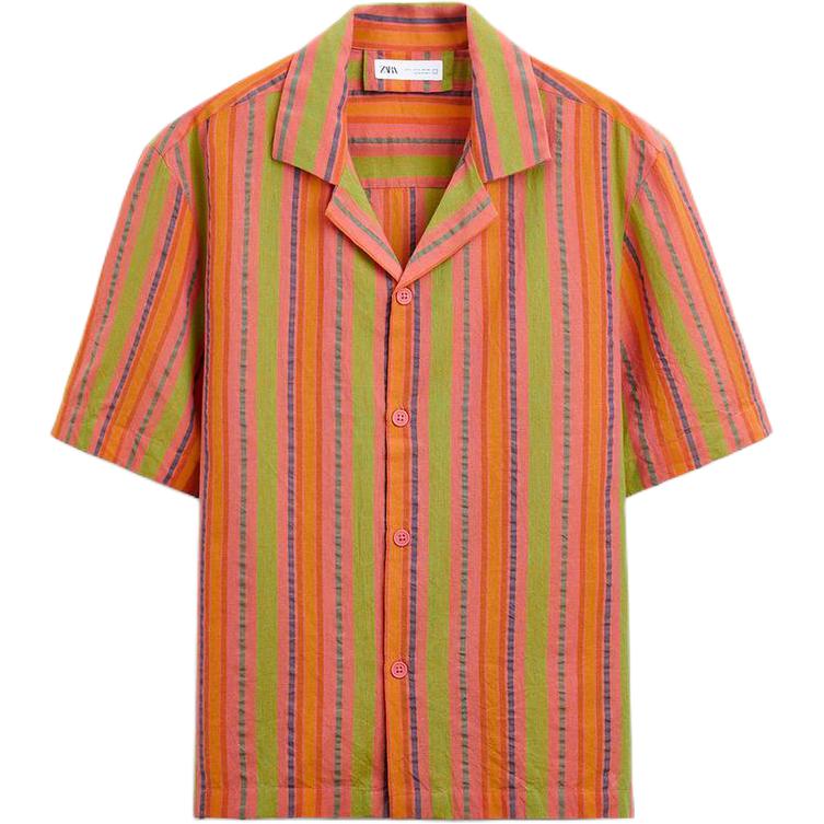 Zara American Style Loose Lightweight Striped Lapel Short Sleeve Shirt Men shirts Multiple-Colors 0881315-330 L
Zara American Style Loose Lightweight Striped Lapel Short Sleeve Shirt Men shirts Multiple-Colors 0881315-330 L