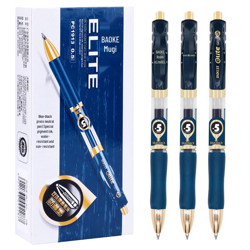 Bao Ke Blue-Black Gel Pen 0.5mm PC1913 Signature Dark Blue 0.5mm
Bao Ke Blue-Black Gel Pen 0.5mm PC1913 Signature Dark Blue 0.5mm