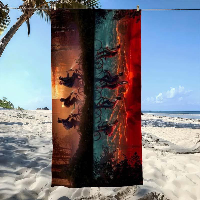 Upside Down World Patterned Beach Towel, Highly Absorbent Quick-Dry Swimming Towel for Beach Pool Travel W40*H60(CM)
Upside Down World Patterned Beach Towel, Highly Absorbent Quick-Dry Swimming Towel for Beach Pool Travel W40*H60(CM)