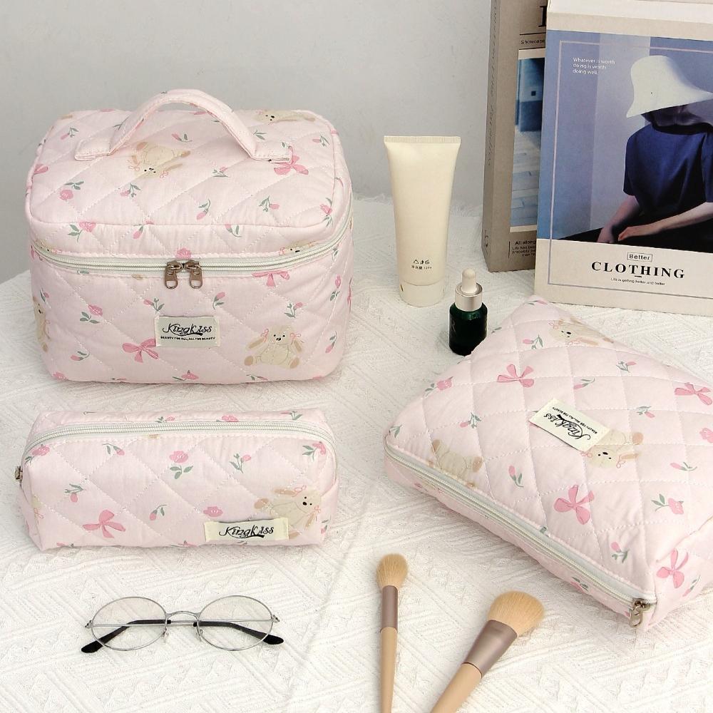 Pink Women Travel Makeup Pouch Large Capacity Tote Travel Organizer Cosmetic Lipsticks Quilted Bag Portable Ladies Washbag Small
Pink Women Travel Makeup Pouch Large Capacity Tote Travel Organizer Cosmetic Lipsticks Quilted Bag Portable Ladies Washbag Small