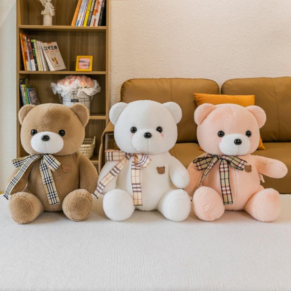 Soft Bear Stuffed Animal Toys Fluffy Bear Plushies Toys Bow tie Bear Plush Toys Home Decor 25cm коричневий
Soft Bear Stuffed Animal Toys Fluffy Bear Plushies Toys Bow tie Bear Plush Toys Home Decor 25cm коричневий