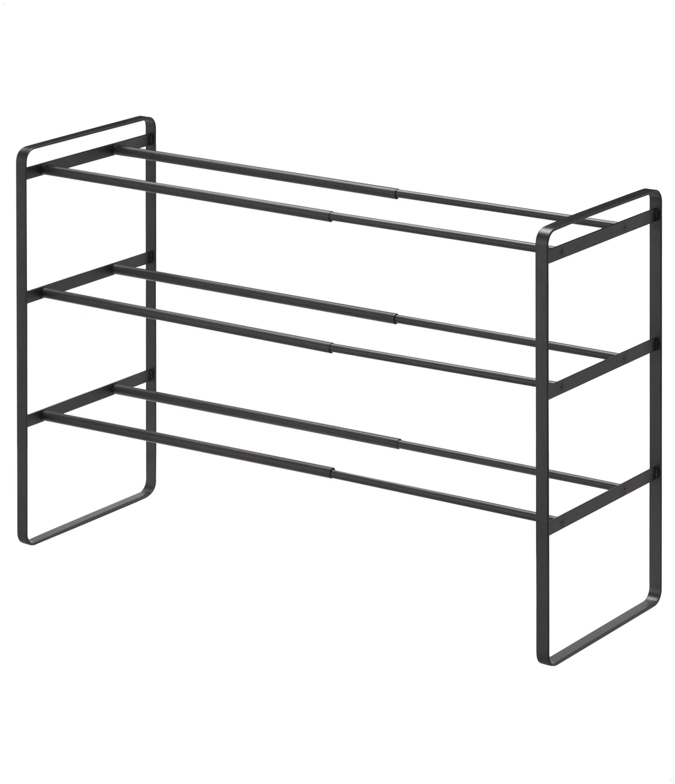 Yamazaki Jitsugyo 7556 Telescopic Shoe Rack 3 Tiers Black x D25 x H46cm Frame Entrance Shoe Storage Approx. W41~70
Yamazaki Jitsugyo 7556 Telescopic Shoe Rack 3 Tiers Black x D25 x H46cm Frame Entrance Shoe Storage Approx. W41~70
