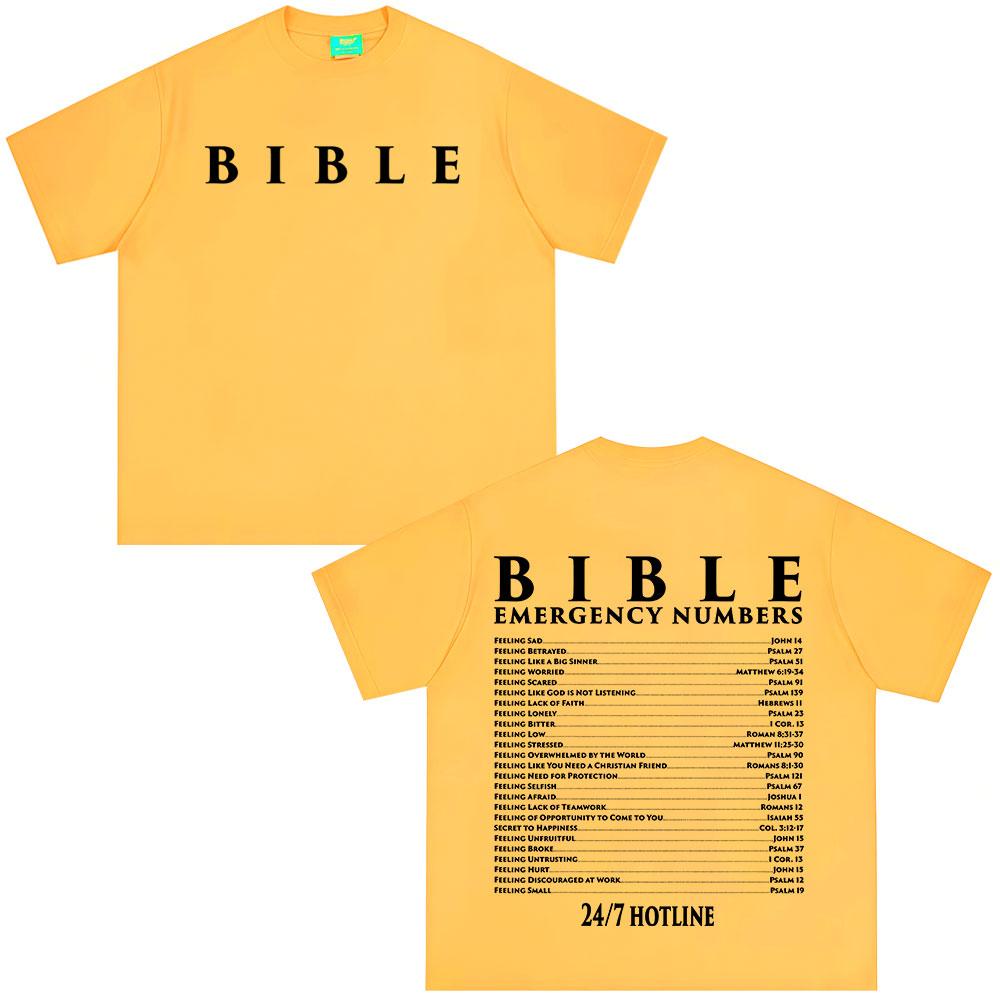 Funny Bible Emergency Numbers Tshirt Jesus God Faith Christian Unisex Women Fashion T Shirts T Shirt Streetwear 3XL
Funny Bible Emergency Numbers Tshirt Jesus God Faith Christian Unisex Women Fashion T Shirts T Shirt Streetwear 3XL