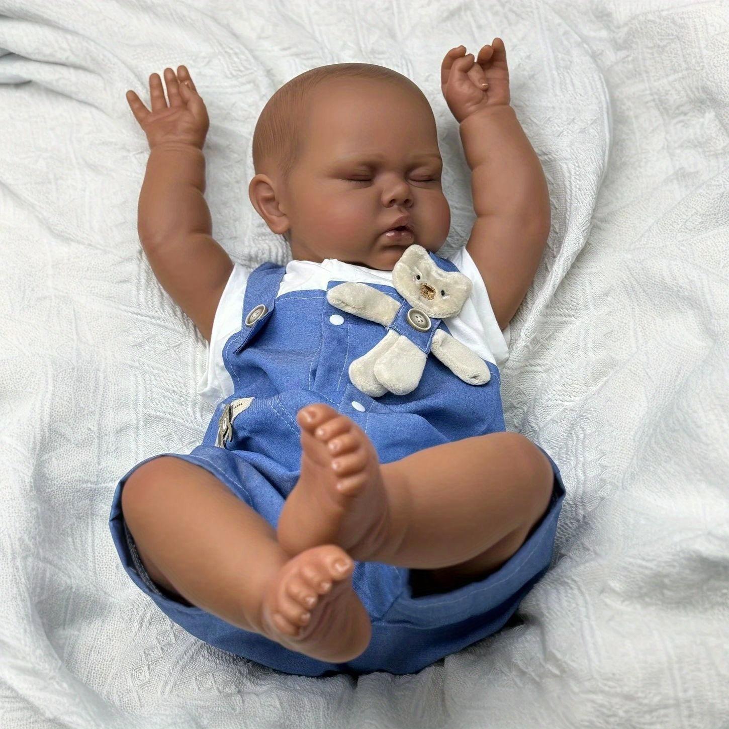 BZDOLL 60 СМ 24 дюйма Коричневая Черная Кожа Спящая Кукла Реборн Игрушка Для Девочки Большие Толстые Младенцы Виниловые Конечности Тканевое Тело Кукла Подарок на День Рождения Ребенка Играть в Дом cloth body doll
BZDOLL 60 СМ 24 дюйма Коричневая Черная Кожа Спящая Кукла Реборн Игрушка Для Девочки Большие Толстые Младенцы Виниловые Конечности Тканевое Тело Кукла Подарок на День Рождения Ребенка Играть в Дом cloth body doll